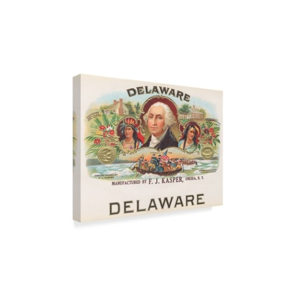 Art Of The Cigar 'Delaware Cigar' Canvas Art,14x19